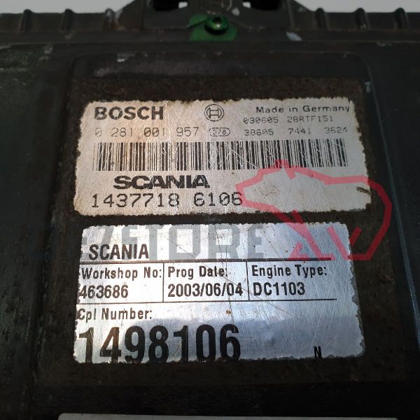 Calculator motor Scania P114