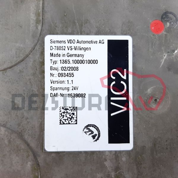 Calculator VIC 2 DAF XF105