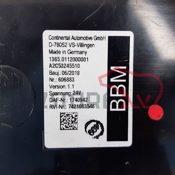 Calculator BBM DAF XF Euro 6