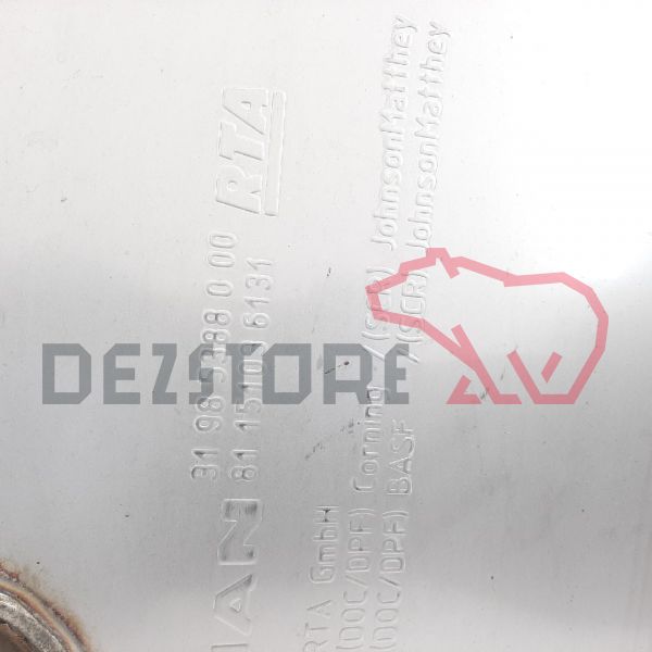 Catalizator MAN TGX | fara filtru de particule