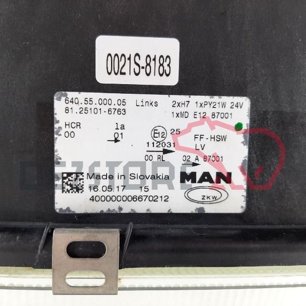 Far stanga MAN TGX Euro 6