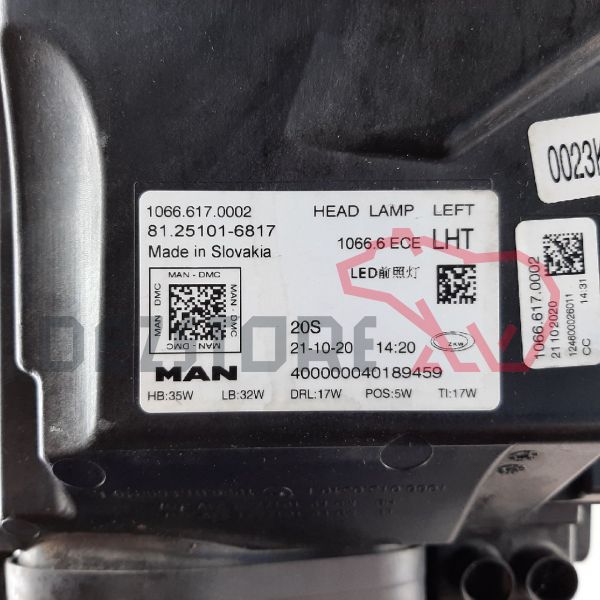 Far stanga MAN TGS 3 | LED