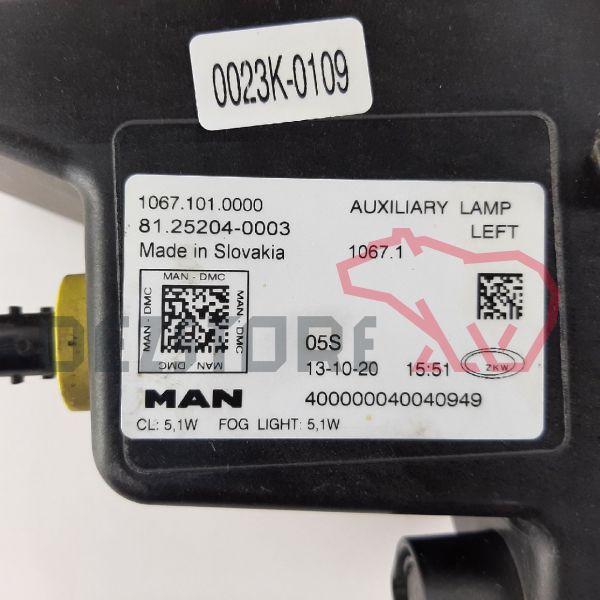 Proiector ceata stanga MAN TGS 3 | LED