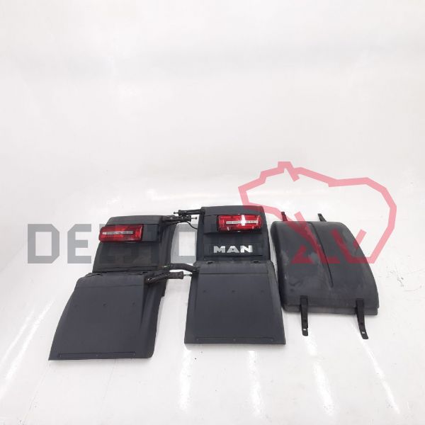 Set aripi noroi axa spate MAN TGX | complet | LED