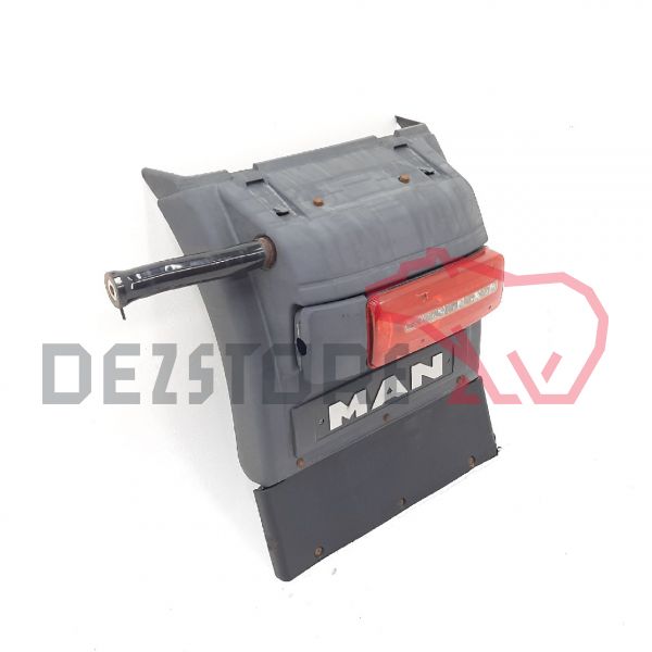 Aripa noroi axa spate dreapta MAN TGX | cu suport si tripla LED
