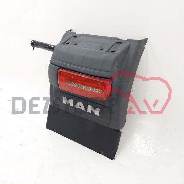 Aripa noroi axa spate dreapta MAN TGX | cu suport si tripla LED