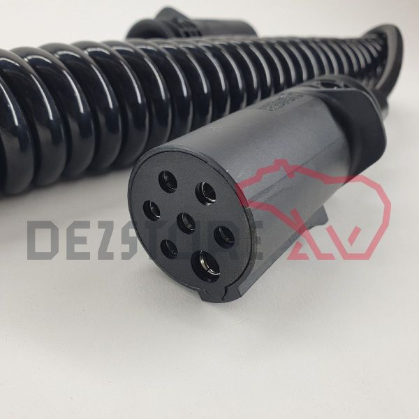 Cablu electric spiralat ADR/EBS/ABS (7 pini 24V | negru)