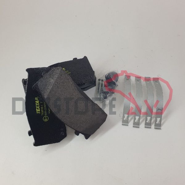 Set placute frana axa spate Mercedes Atego