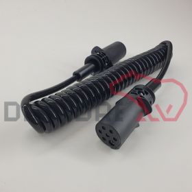 8KA004797001 Cablu electric spiralat ADR/EBS/ABS (7 pini 24V | negru)