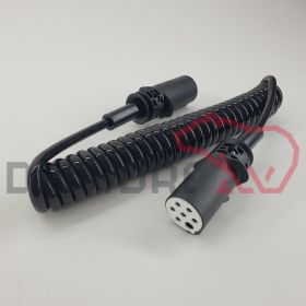8KA004797011 Cablu electric spiralat ADR/EBS/ABS (7 pini 24V | alb)