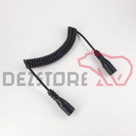 90001002 Cablu electric spiralat ADR/EBS/ABS (7 pini 24V | negru) EBS